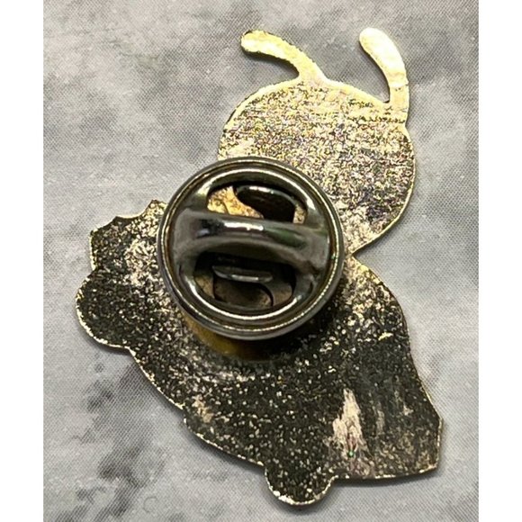 Vintage Christmas Pin Brooch Honey Bee on Bells Enamel - Picture 2 of 6